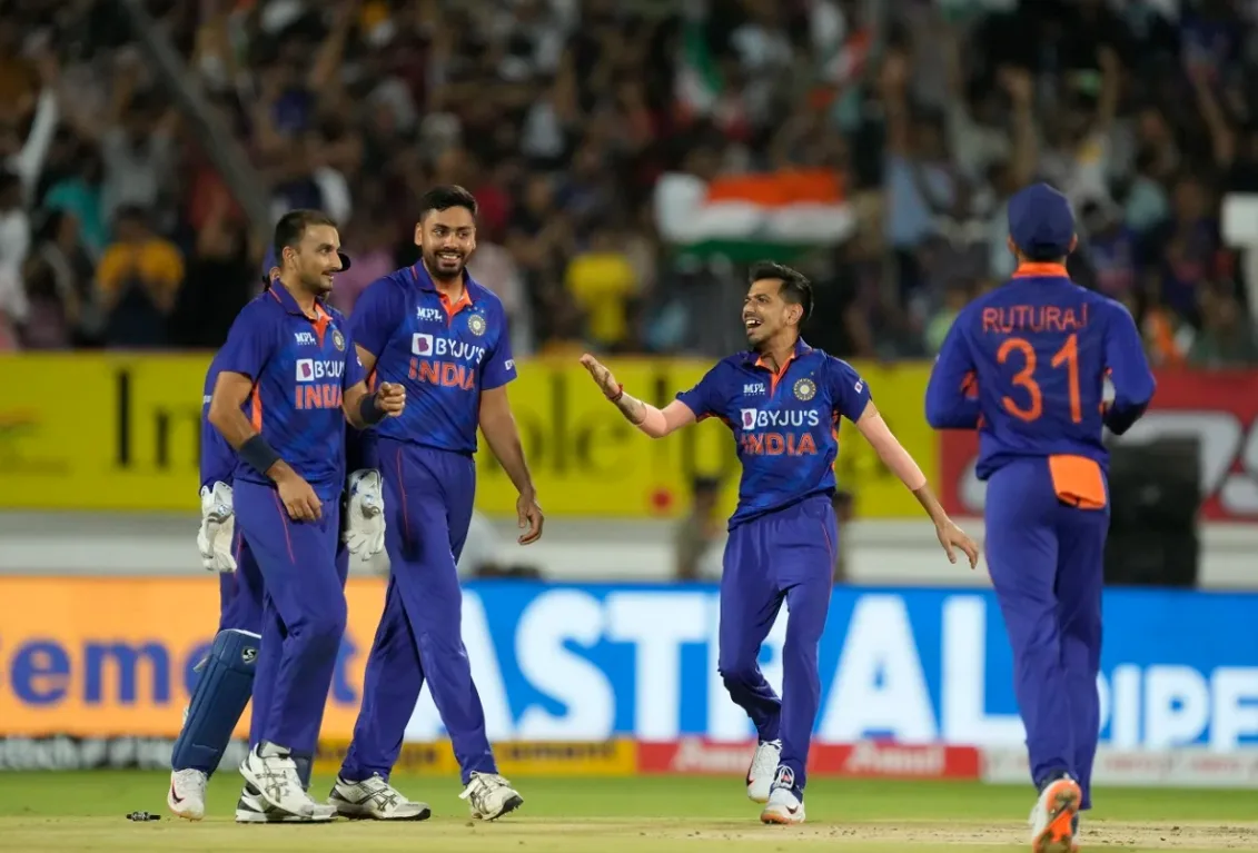 India defeated South Africa by 82 runs.