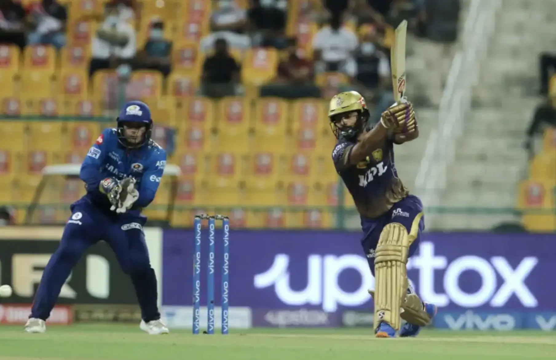 Kolkata Knight Riders defeated Mumbai Indians by 7 wickets.