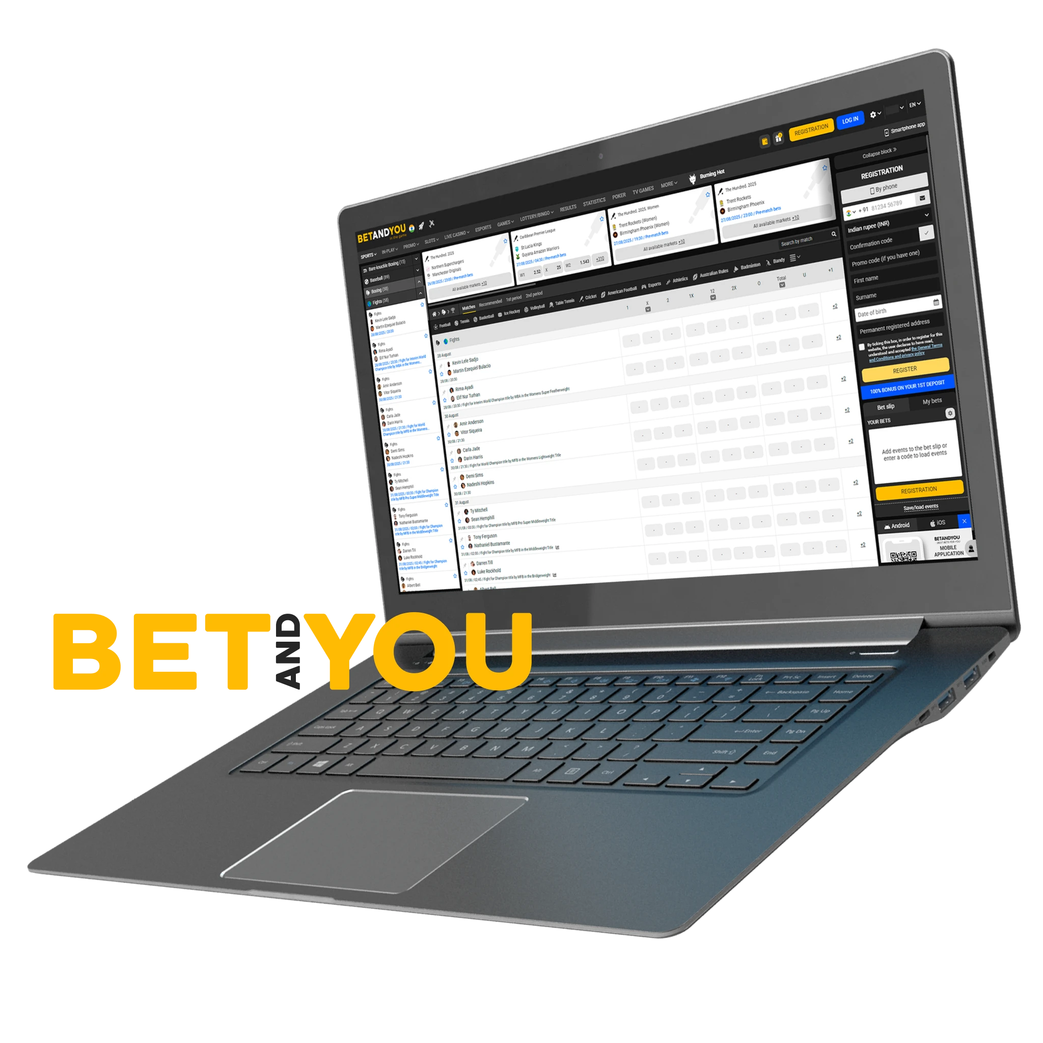 There is a comprehensive boxing betting process awaiting Indian users at Betandyou.