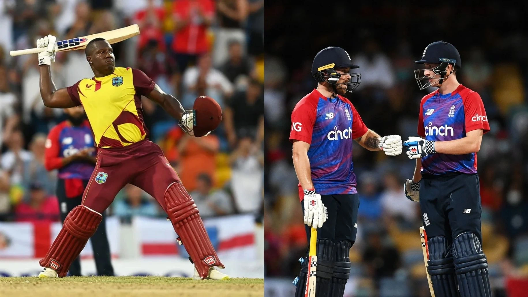 Rovman Powell reached the century, and Harry Brook debuted on 26 January 2022.