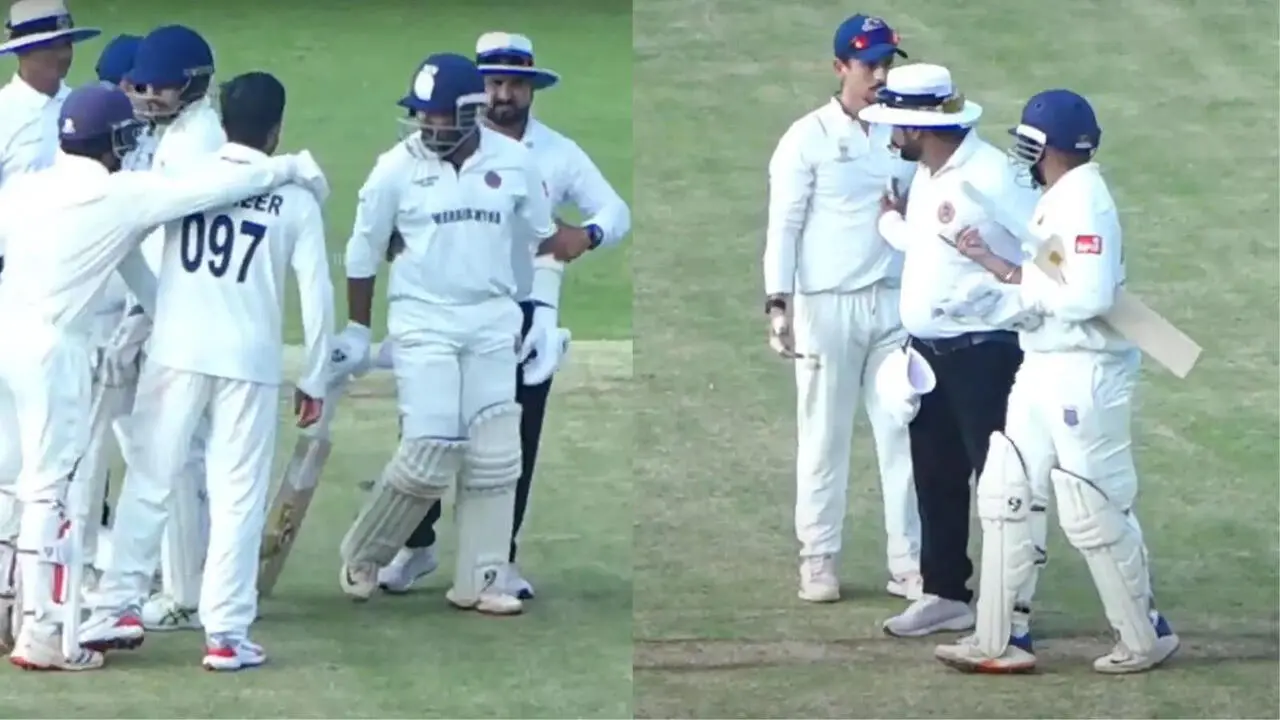 Watch Prithvi Shaw Lose His Cool in Heated Argument with Musheer Khan.