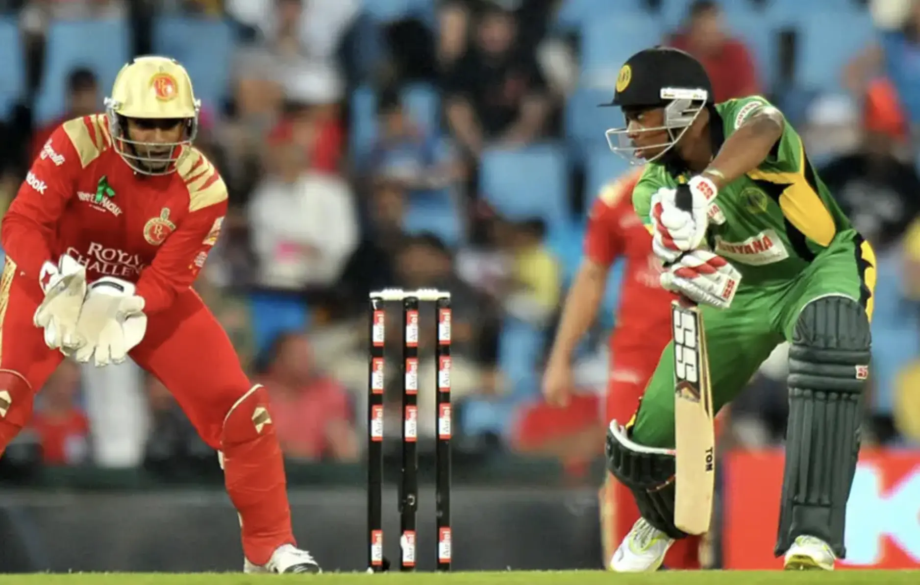 Royal Challengers Bengaluru defeated Guyana by 9 Wickets.