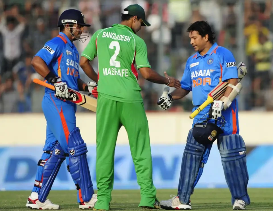 Sachin Tendulkar smashes his 100th Century on 16 March 2012.