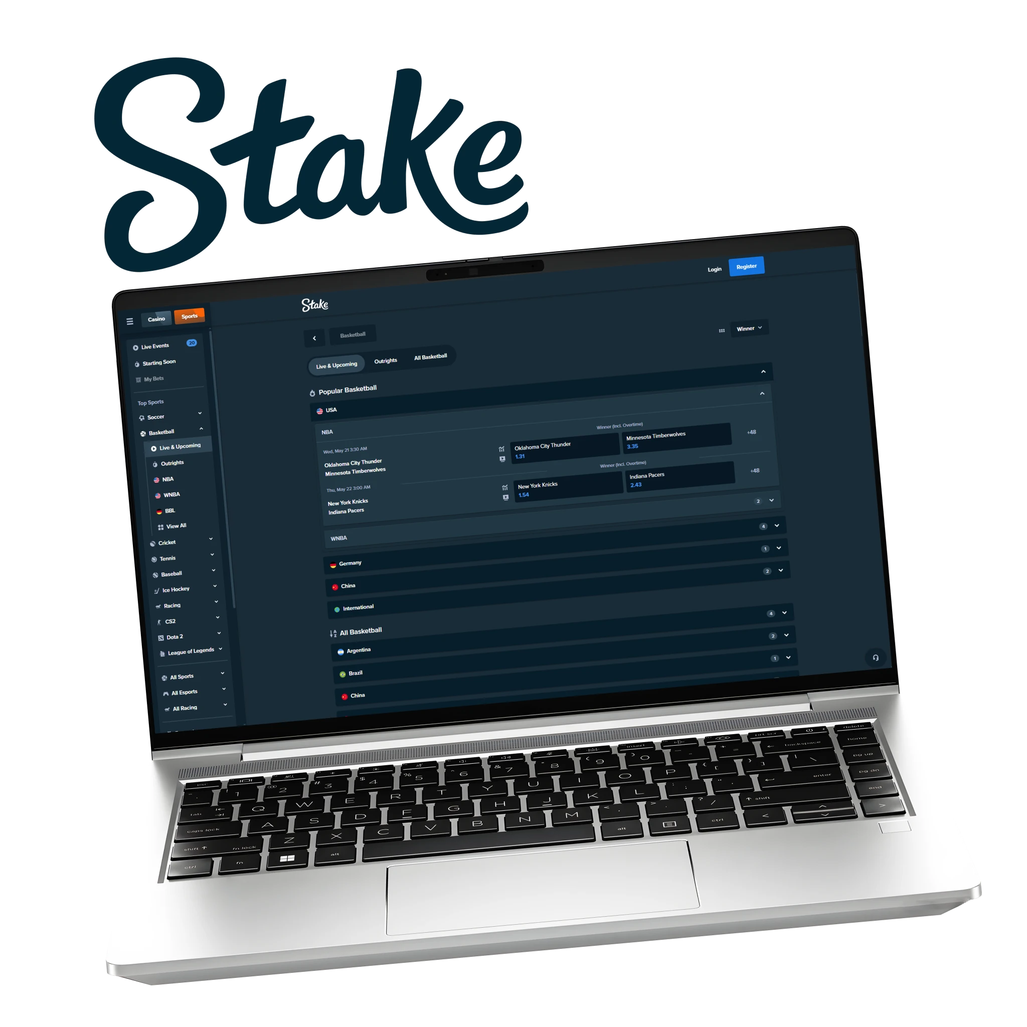 Stake betting sites is our leader for basketball in India.