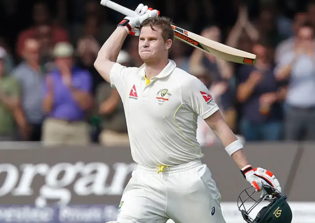 Steve Smith scored a century on the first day of the match.