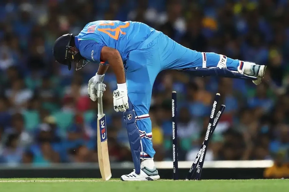 Dhoni was dismissed by Jason Behrendorff after scoring 51 runs off 96 balls.