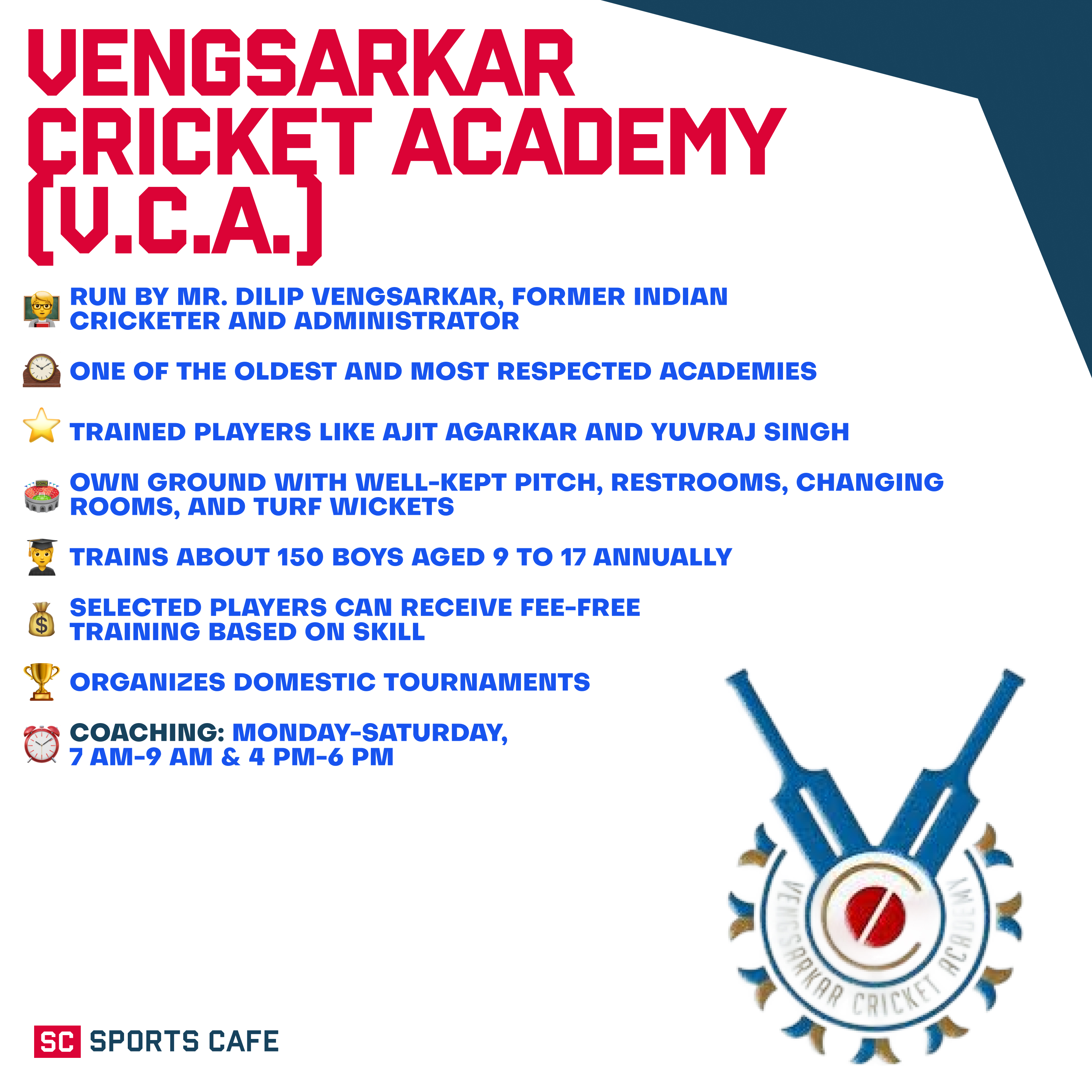Vengsarkar Cricket Academy.