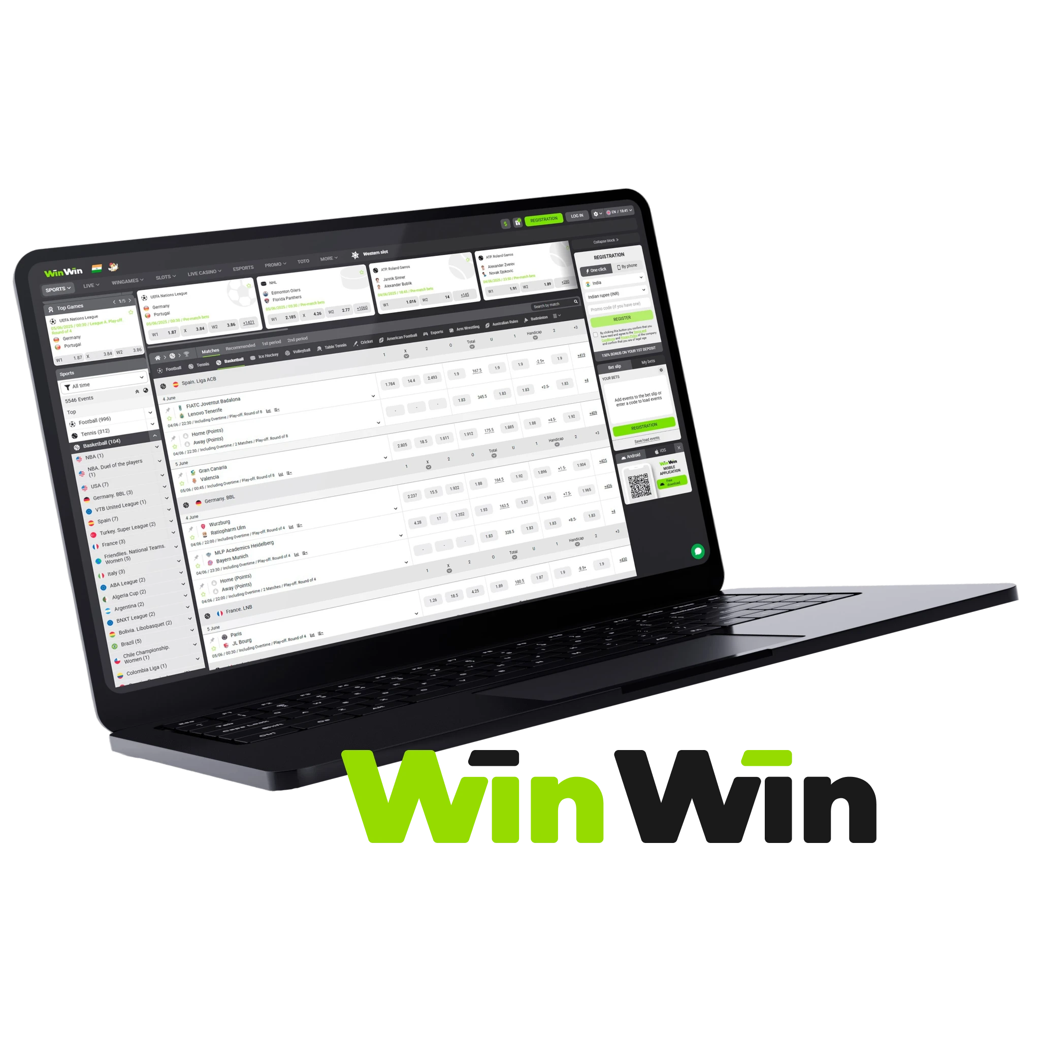 WinWin has a wide popularity among Indian players.