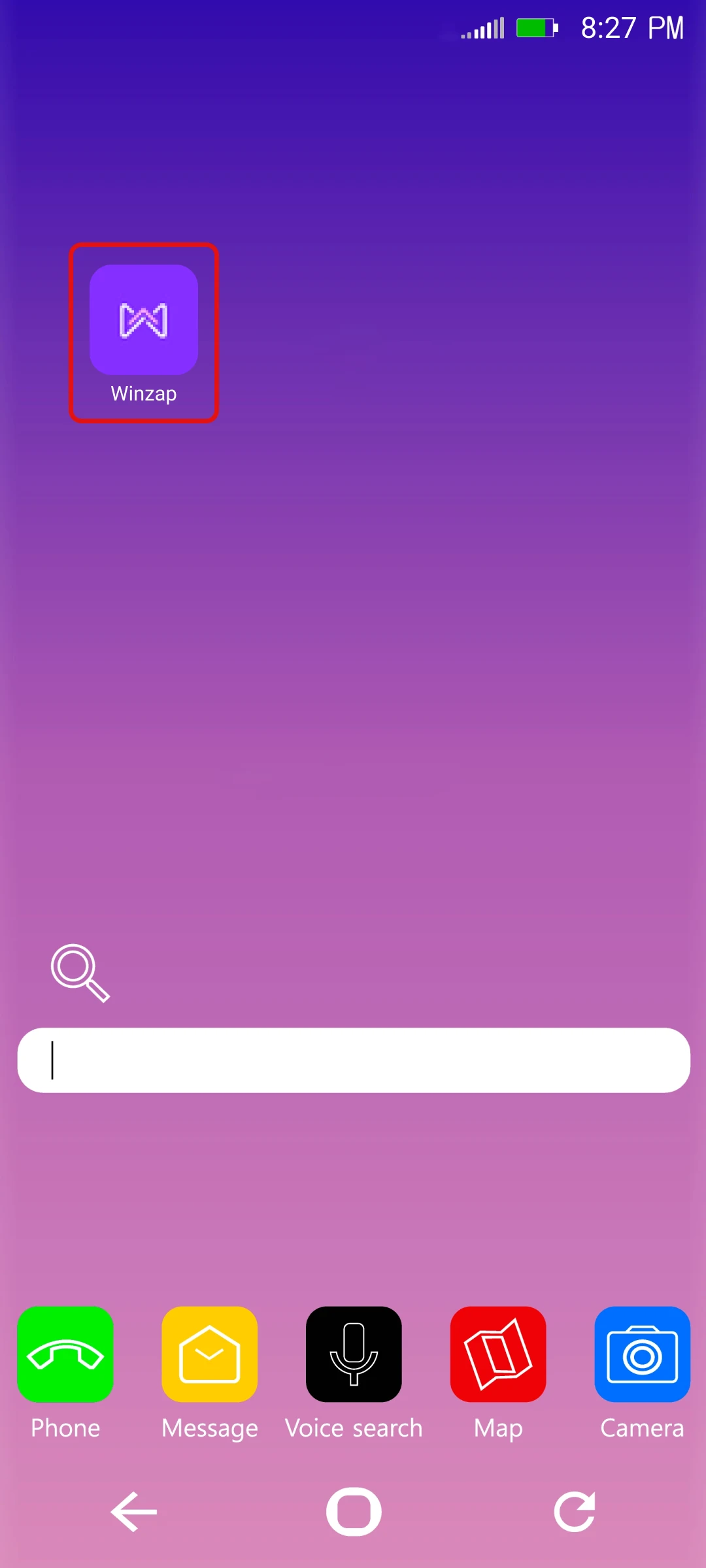 After the installation finishes, the app will be ready to use.