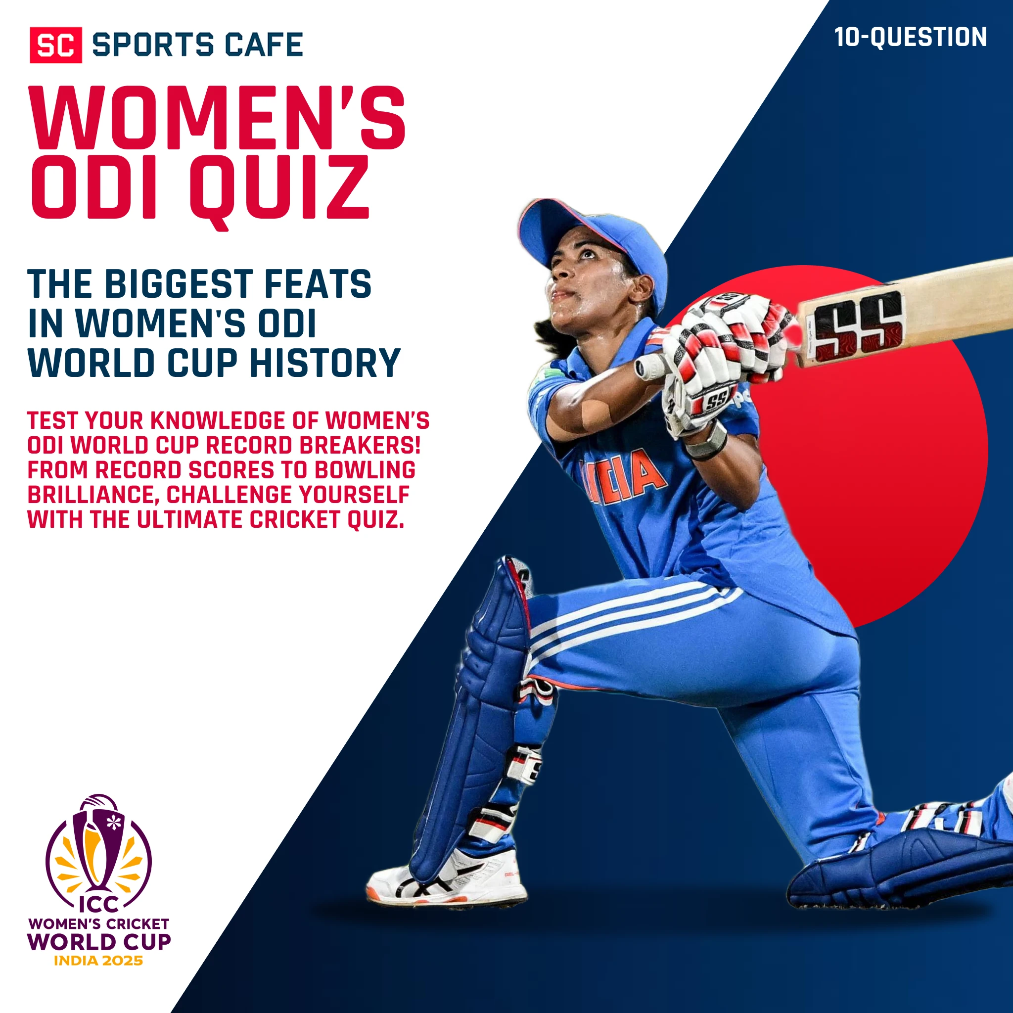 The Biggest Feats in Women's ODI World Cup History.
