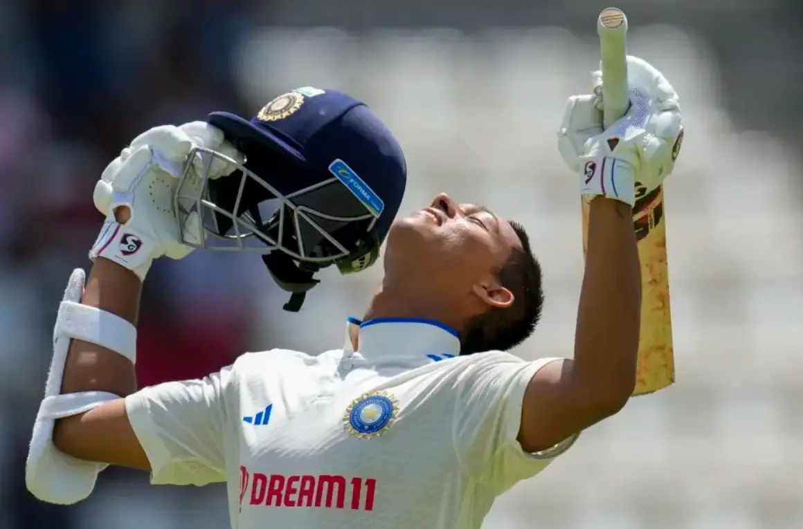 Yashasvi Jaiswal scored a century on Test Debut.